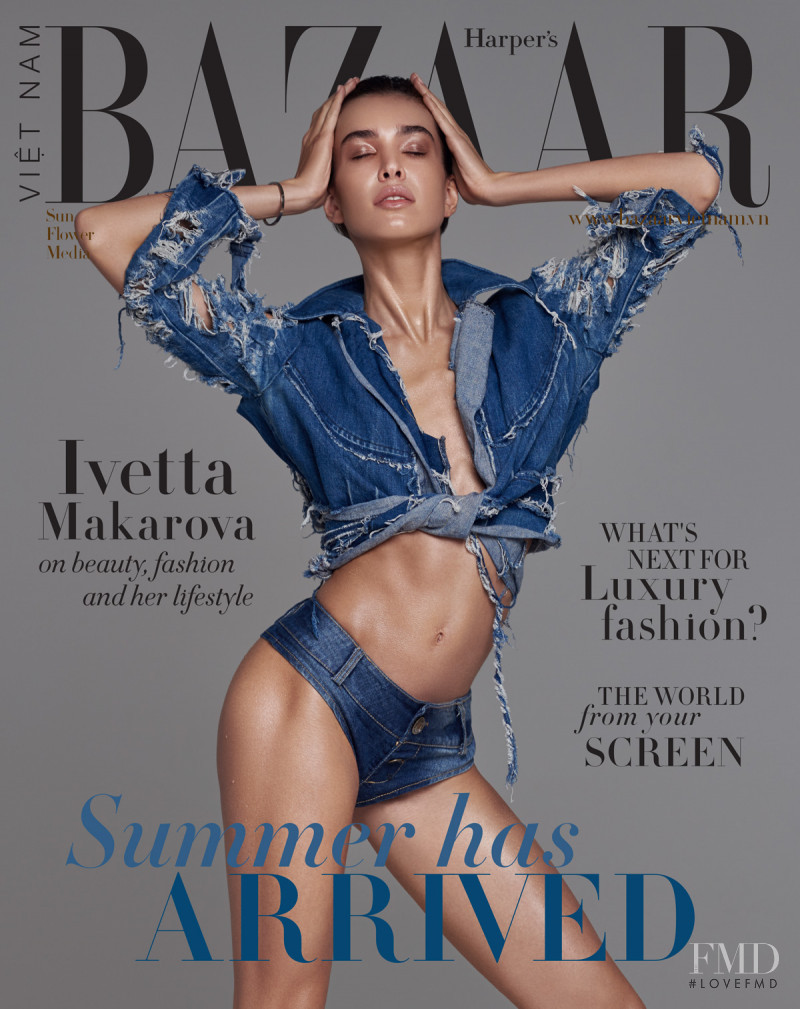 Ivetta Makarova featured on the Harper\'s Bazaar Vietnam cover from May 2020