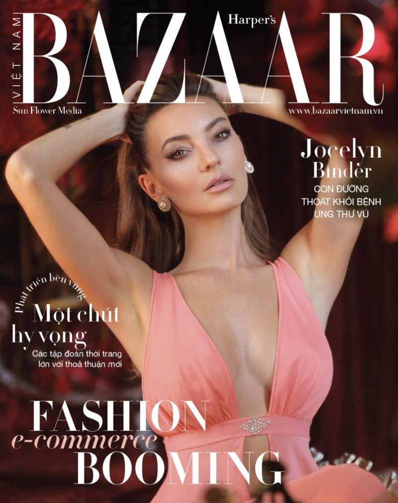 Jocelyn Binder featured on the Harper\'s Bazaar Vietnam cover from November 2020