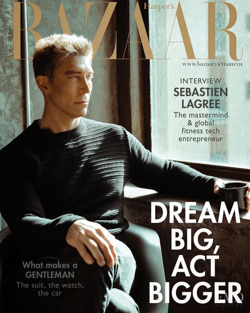 Sebastien Lagree featured on the Harper\'s Bazaar Vietnam cover from January 2021