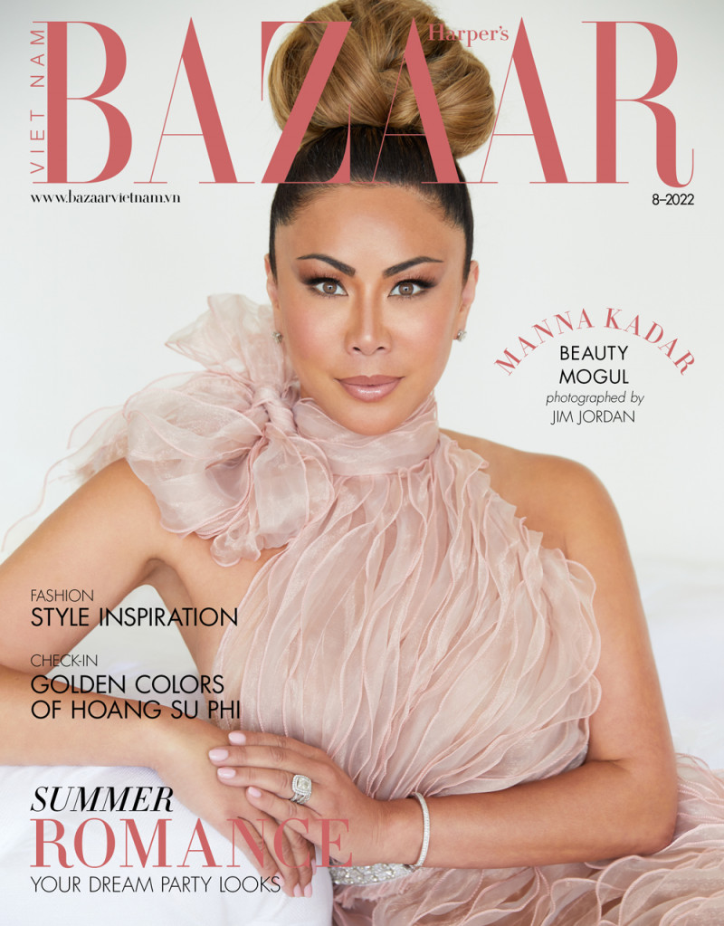 Manna Kadar featured on the Harper\'s Bazaar Vietnam cover from August 2022