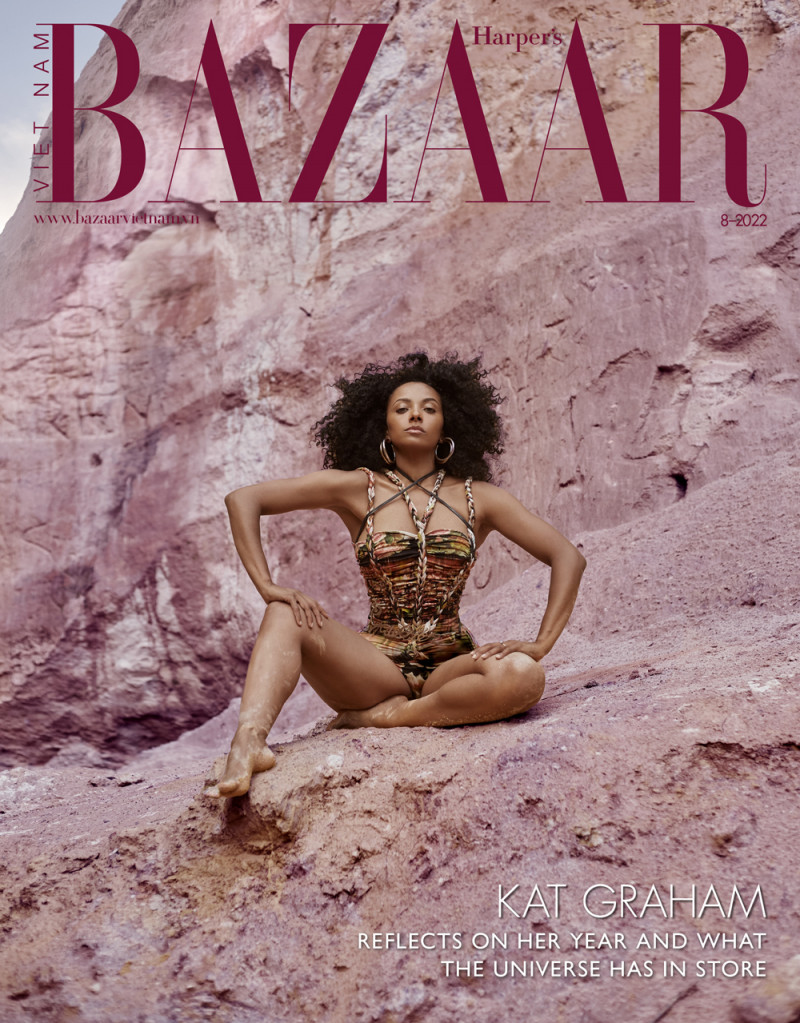 Kat Graham featured on the Harper\'s Bazaar Vietnam cover from August 2022