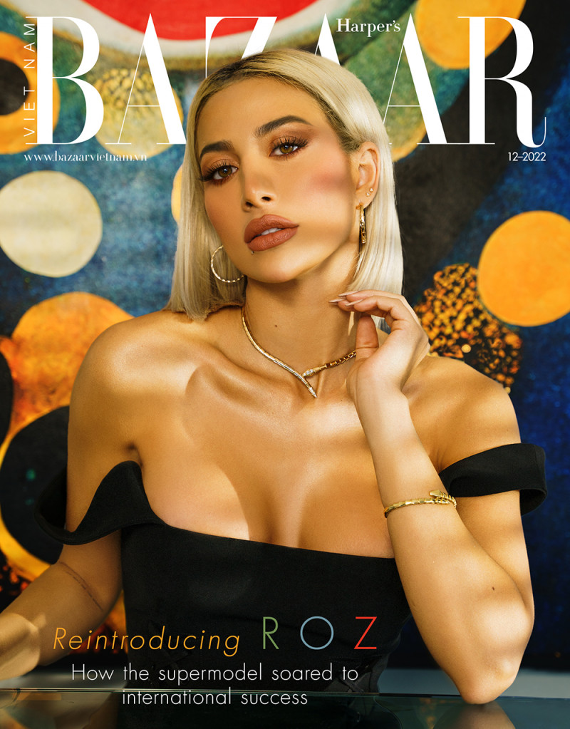 Roz featured on the Harper\'s Bazaar Vietnam cover from December 2022