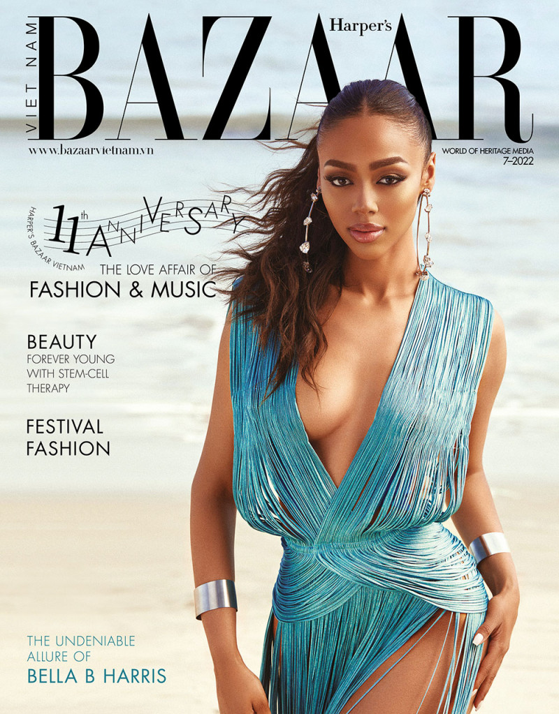 Bella B Harris  featured on the Harper\'s Bazaar Vietnam cover from July 2022