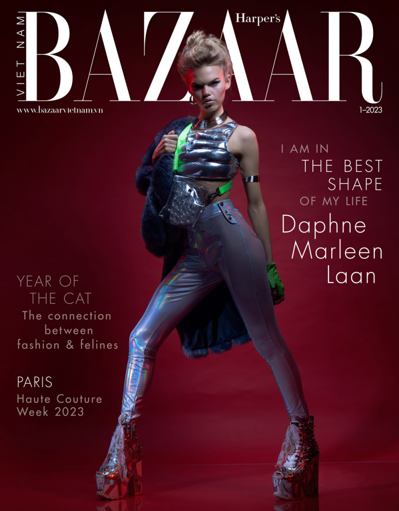 Daphne Marleen Laan featured on the Harper\'s Bazaar Vietnam cover from January 2023