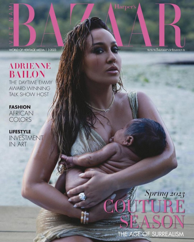 Adrienne Bailon featured on the Harper\'s Bazaar Vietnam cover from March 2023