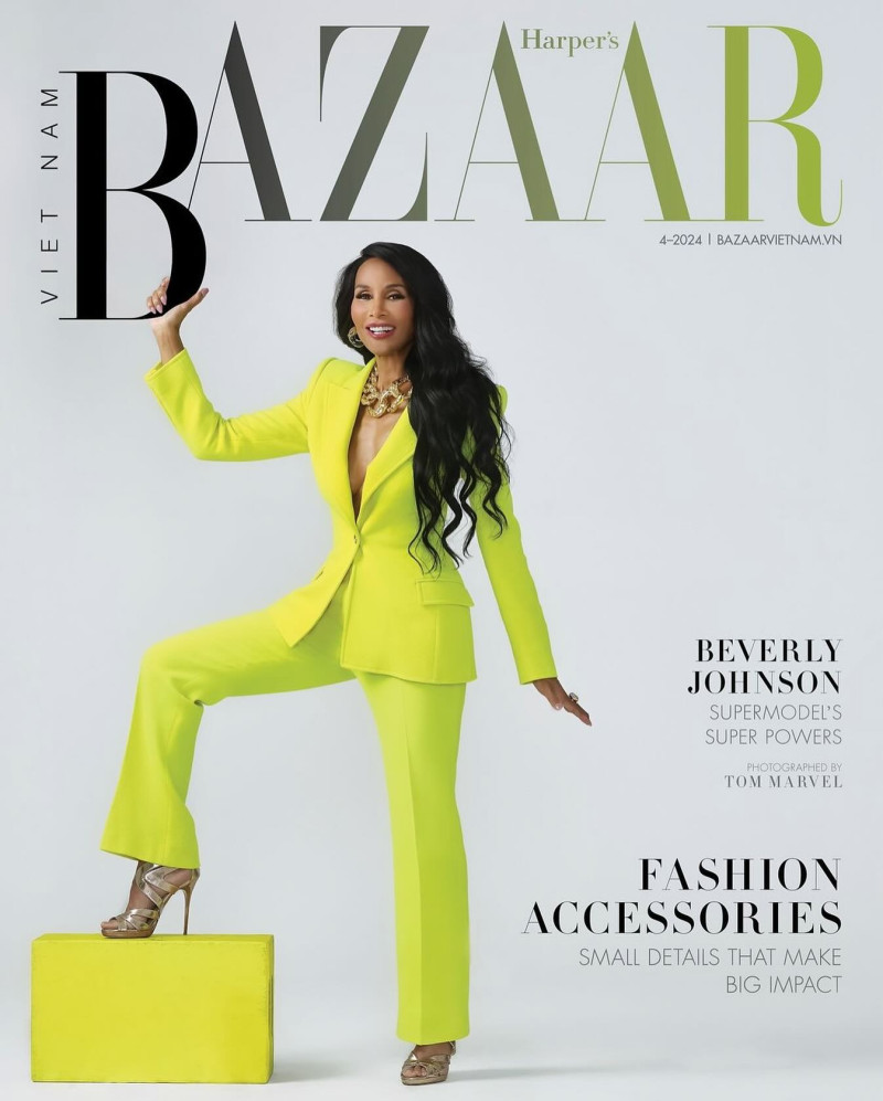 Beverly Johnson featured on the Harper\'s Bazaar Vietnam cover from April 2024