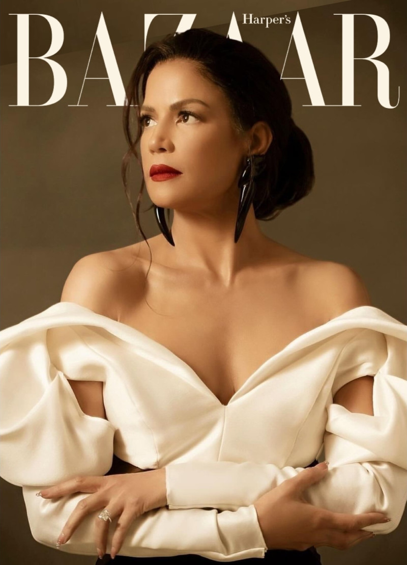 Veronica Webb featured on the Harper\'s Bazaar Vietnam cover from October 2024