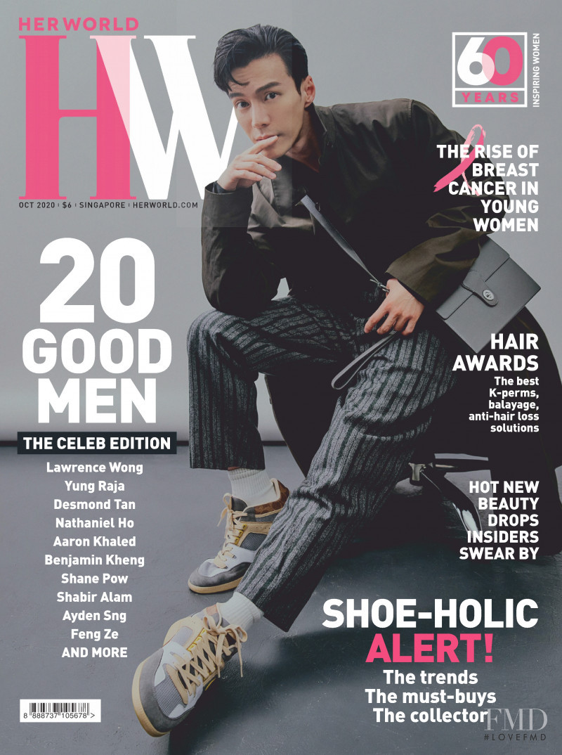  featured on the Her World Singapore cover from October 2020