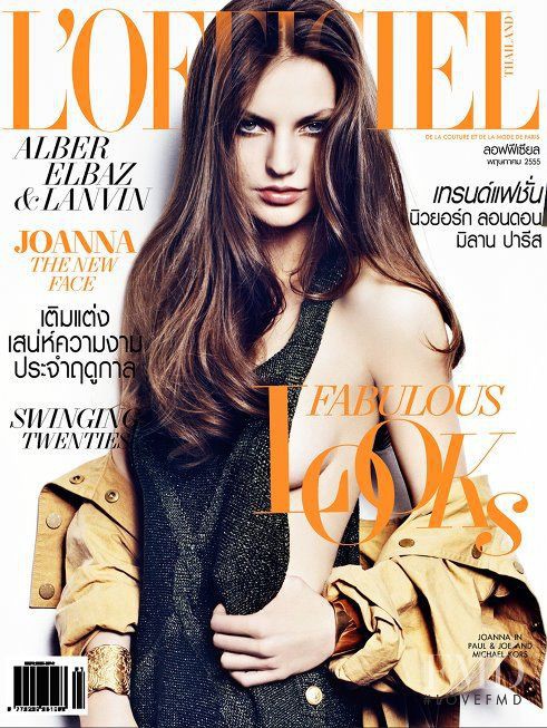 Joanna Koltuniak featured on the L\'Officiel Thailand cover from June 2012