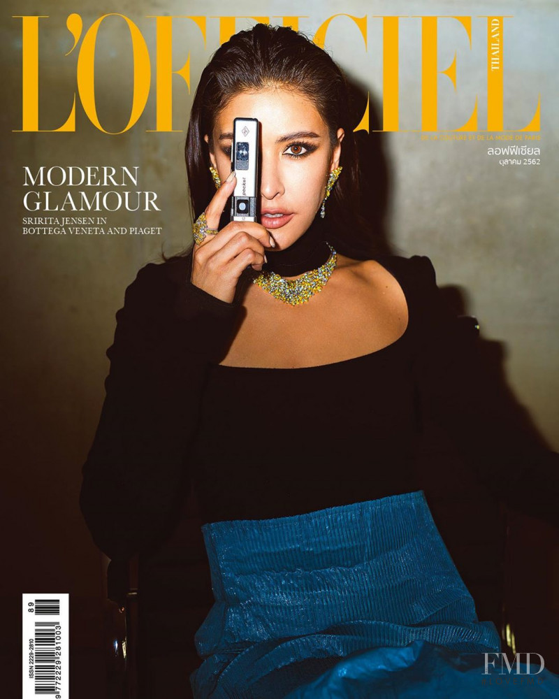 Sririta Jensen featured on the L\'Officiel Thailand cover from October 2019