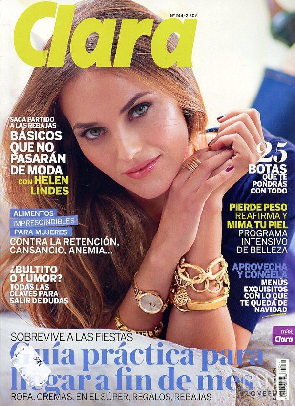 Helen Lindes featured on the Clara cover from December 2012