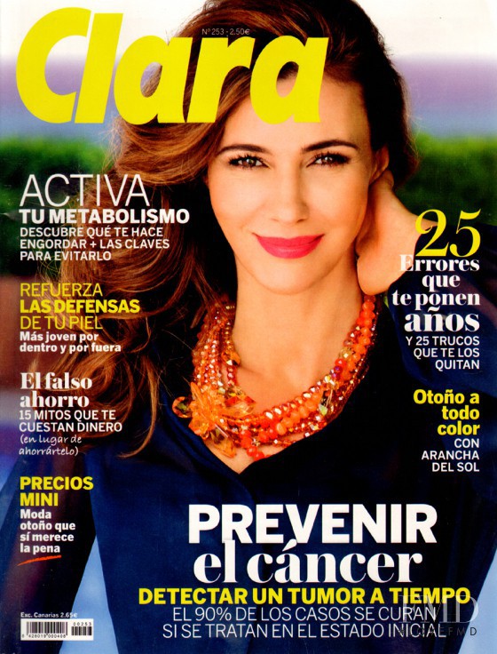 Arantxa Del Sol featured on the Clara cover from September 2013