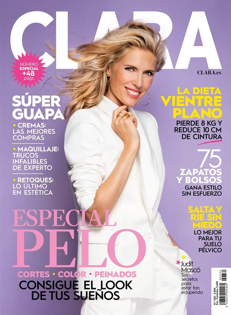 Judit Masco featured on the Clara cover from April 2020