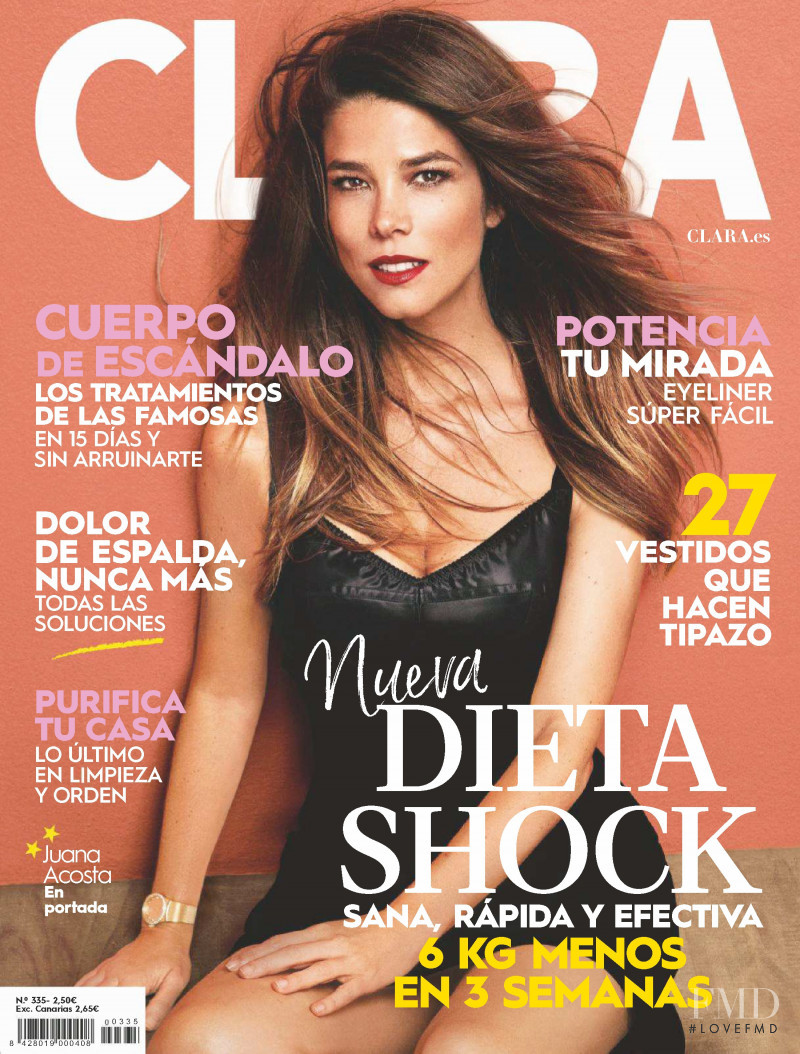 Juana Acosta featured on the Clara cover from July 2020