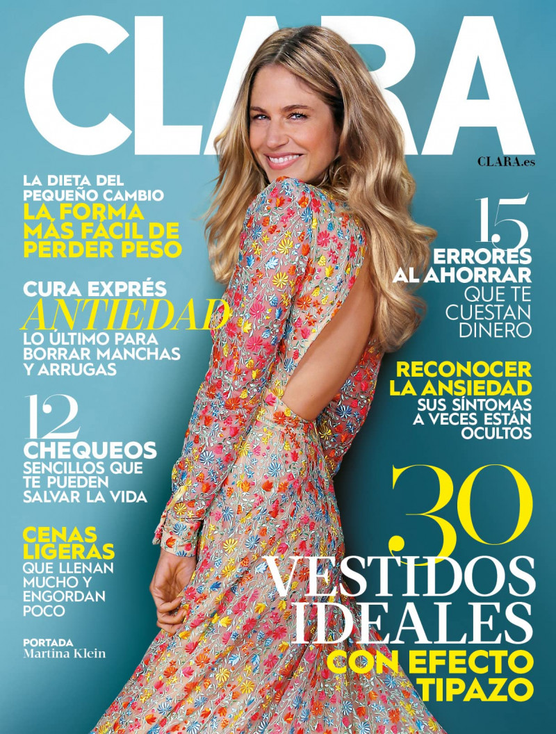Martina Klein featured on the Clara cover from September 2022