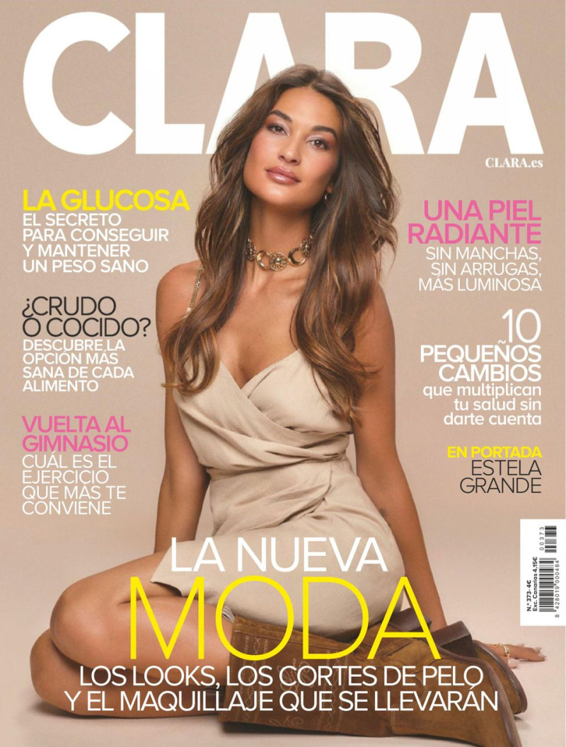 Estela Grande featured on the Clara cover from September 2023