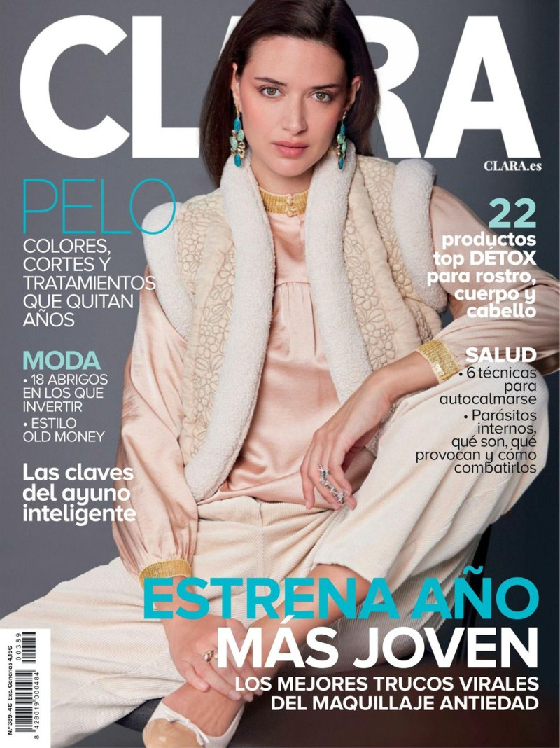 Aneu Riba Jiménez featured on the Clara cover from January 2025