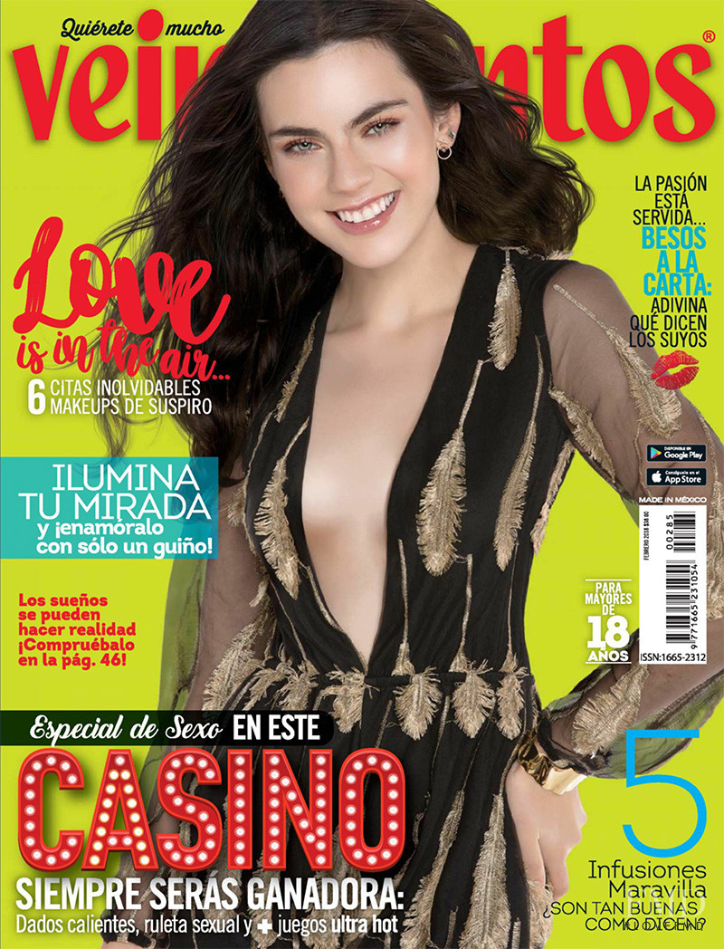 Alejandra Aceves featured on the Veintitantos cover from February 2018