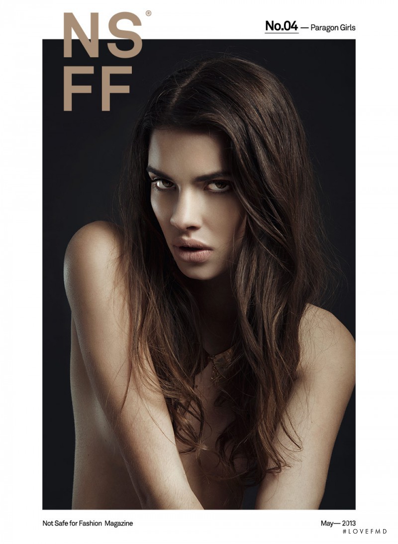 Maria Ines Huguenin featured on the Not Safe For Fashion cover from May 2013