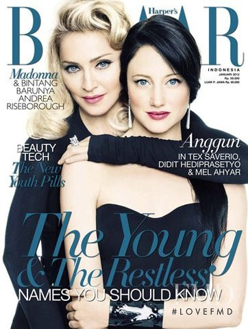  featured on the Harper\'s Bazaar Indonesia cover from January 2012