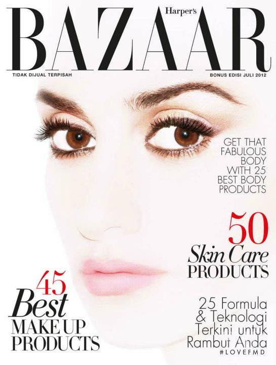 Penelope Cruz featured on the Harper\'s Bazaar Indonesia cover from July 2012