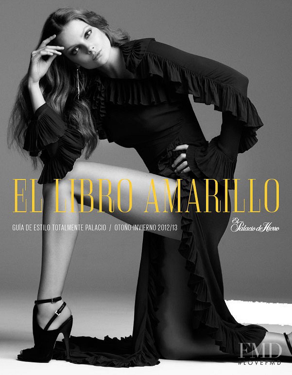 Eniko Mihalik featured on the El Libro Amarillo  cover from September 2012