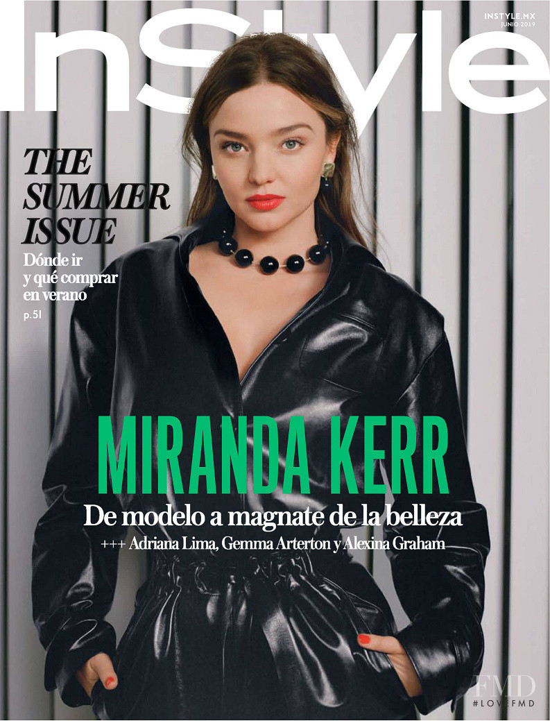 Miranda Kerr featured on the InStyle Mexico cover from June 2019