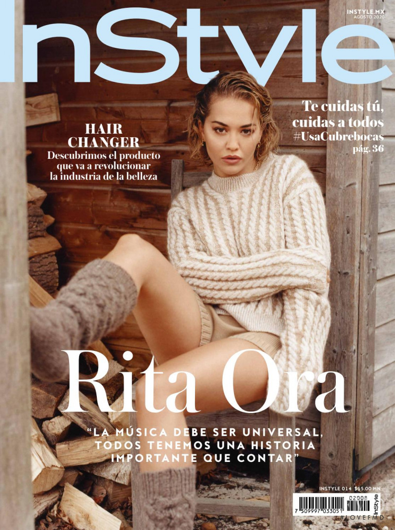 Rita Ora featured on the InStyle Mexico cover from August 2020