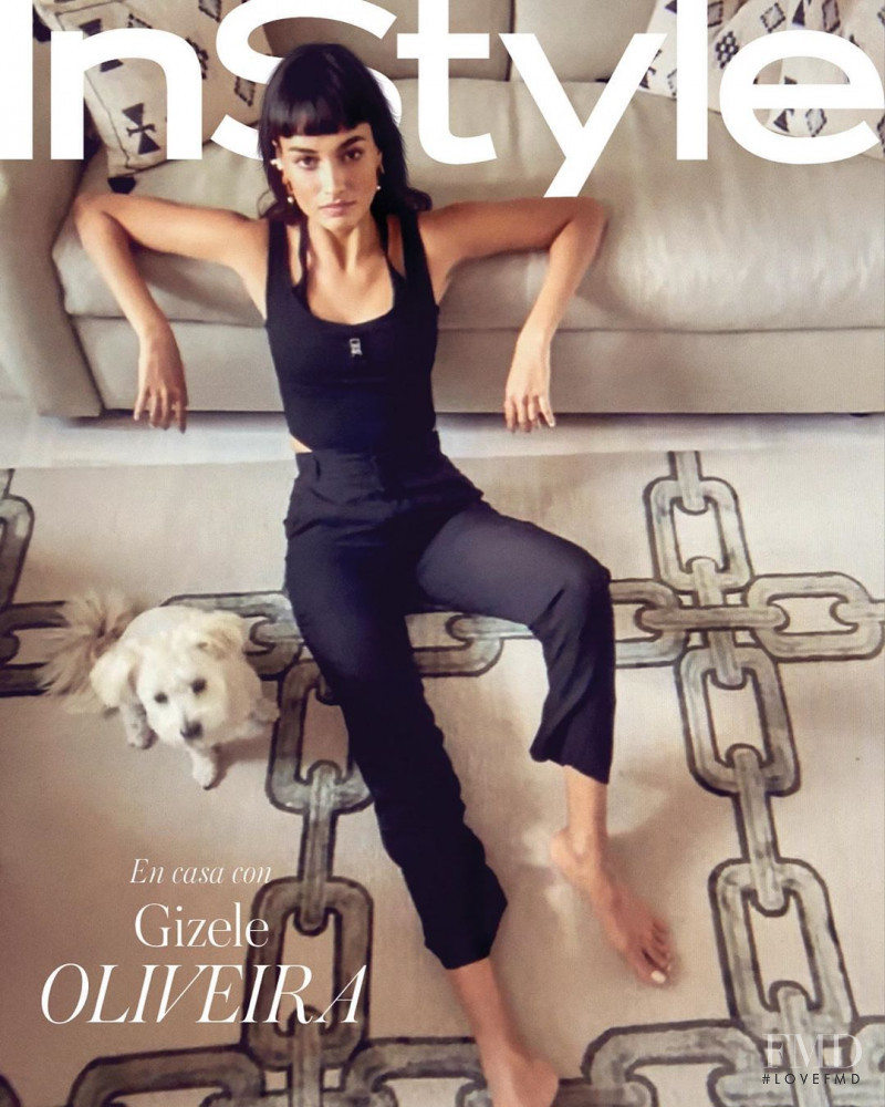 Gizele Oliveira featured on the InStyle Mexico cover from June 2020