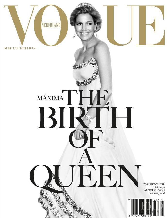 Queen Maxima Of Netherlands featured on the Vogue Netherlands cover from May 2013