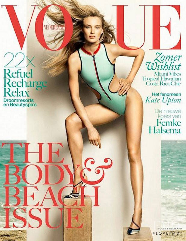 Ymre Stiekema featured on the Vogue Netherlands cover from June 2014