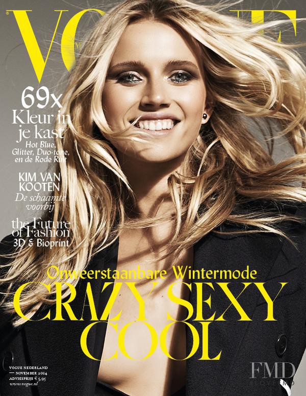 Cato van Ee featured on the Vogue Netherlands cover from November 2014