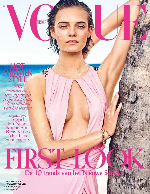 Nimuë Smit featured on the Vogue Netherlands cover from July 2015