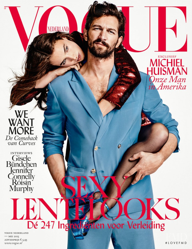 Crista Cober featured on the Vogue Netherlands cover from May 2015