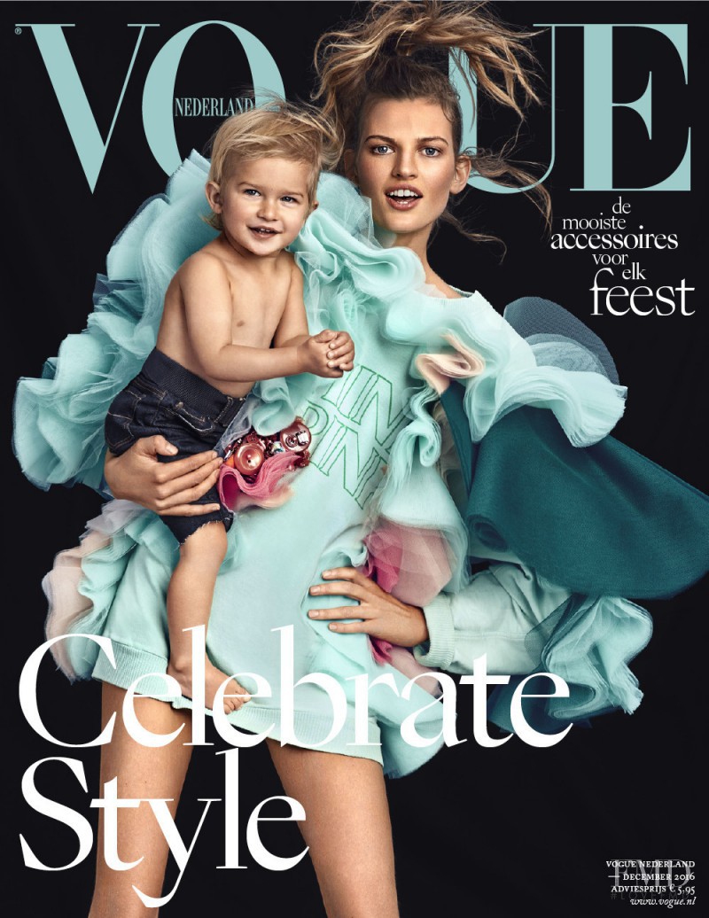 Bette Franke featured on the Vogue Netherlands cover from December 2016
