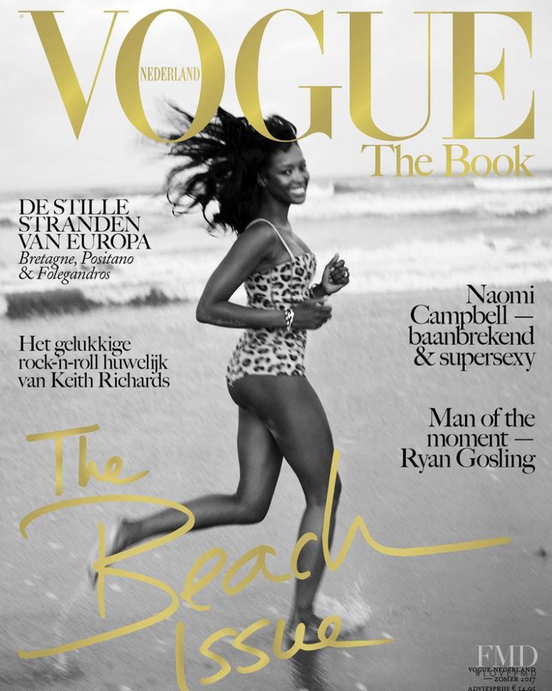 Naomi Campbell featured on the Vogue Netherlands cover from August 2017