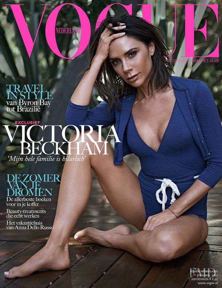 Victoria Beckham featured on the Vogue Netherlands cover from July 2017