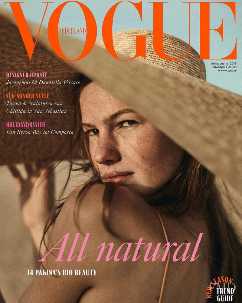 featured on the Vogue Netherlands cover from July 2018
