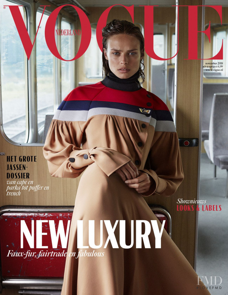 Birgit Kos featured on the Vogue Netherlands cover from November 2018