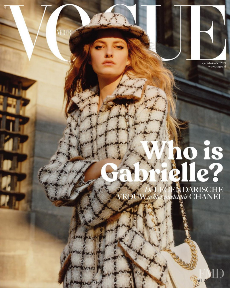 Felice Noordhoff featured on the Vogue Netherlands cover from October 2019