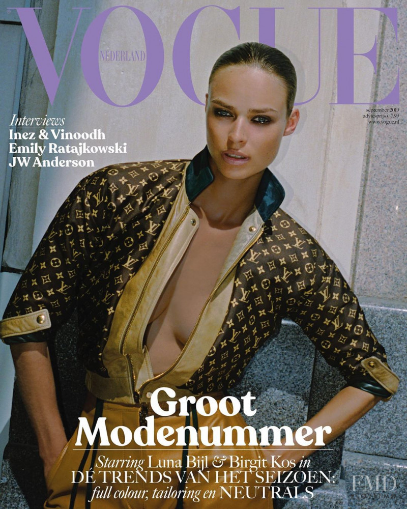 Birgit Kos featured on the Vogue Netherlands cover from September 2019