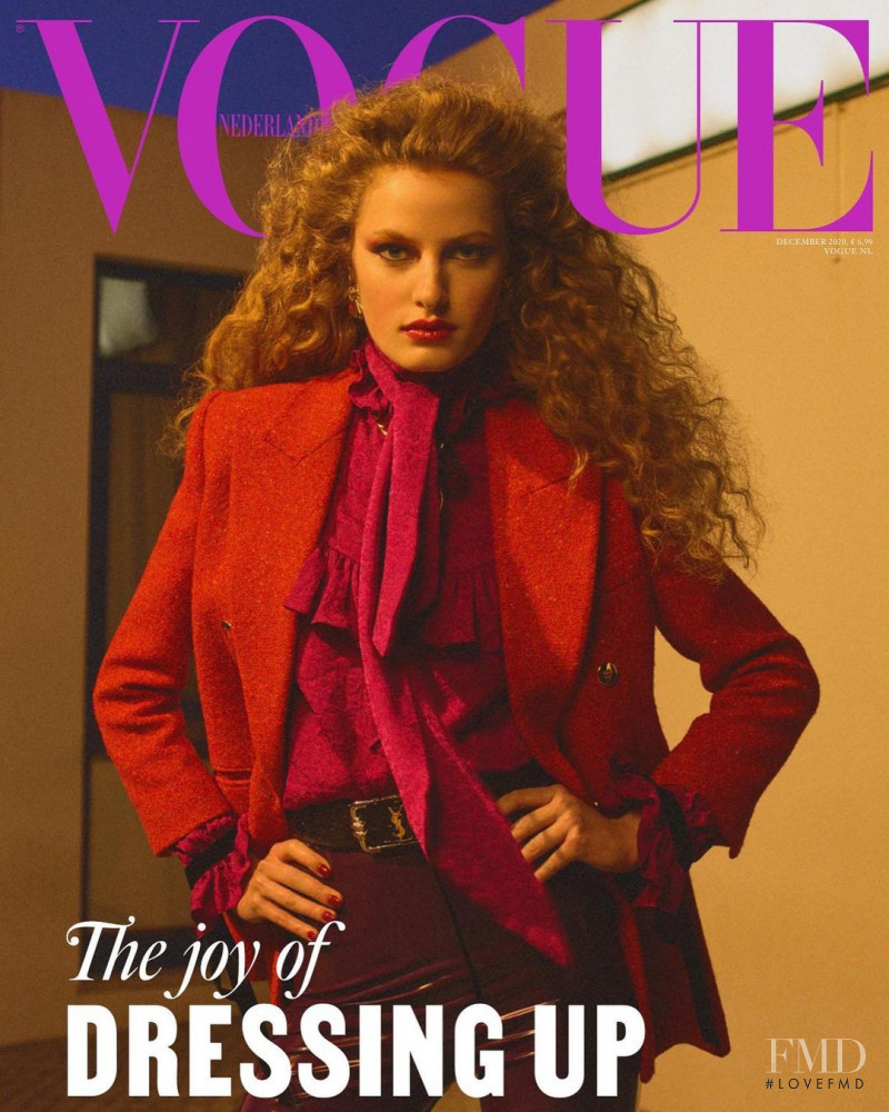 Felice Noordhoff featured on the Vogue Netherlands cover from December 2020