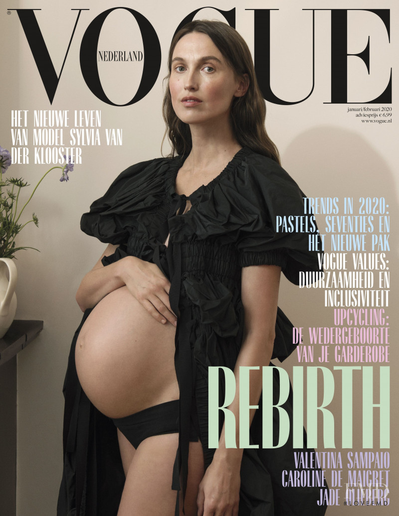 Sylvia van der Klooster featured on the Vogue Netherlands cover from January 2020
