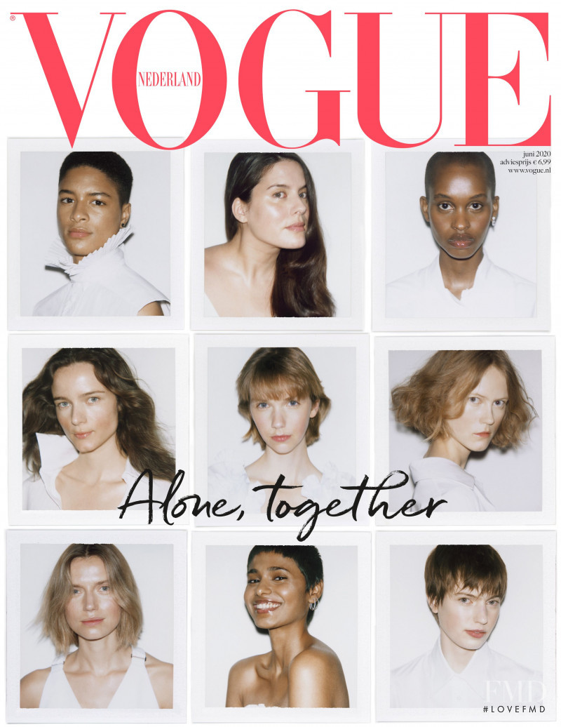 Cato van Ee featured on the Vogue Netherlands cover from June 2020