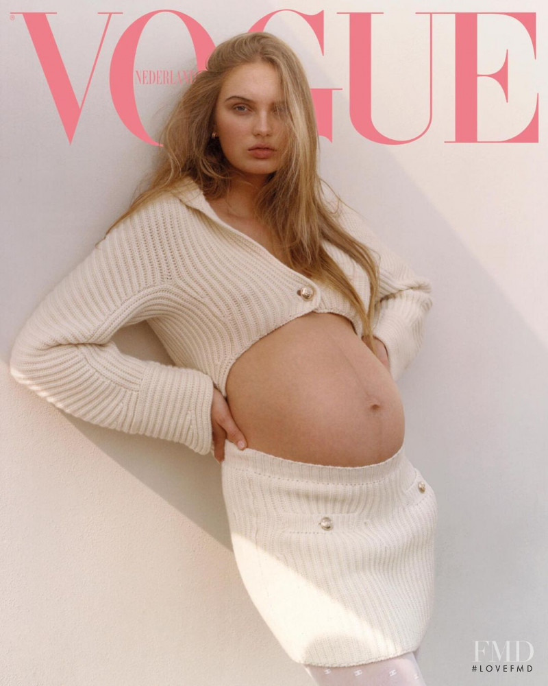 Romee Strijd featured on the Vogue Netherlands cover from November 2020