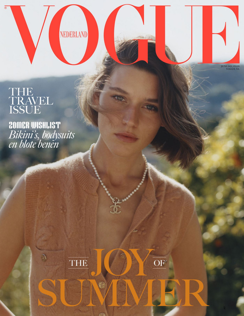 Vivienne Rohner featured on the Vogue Netherlands cover from June 2021