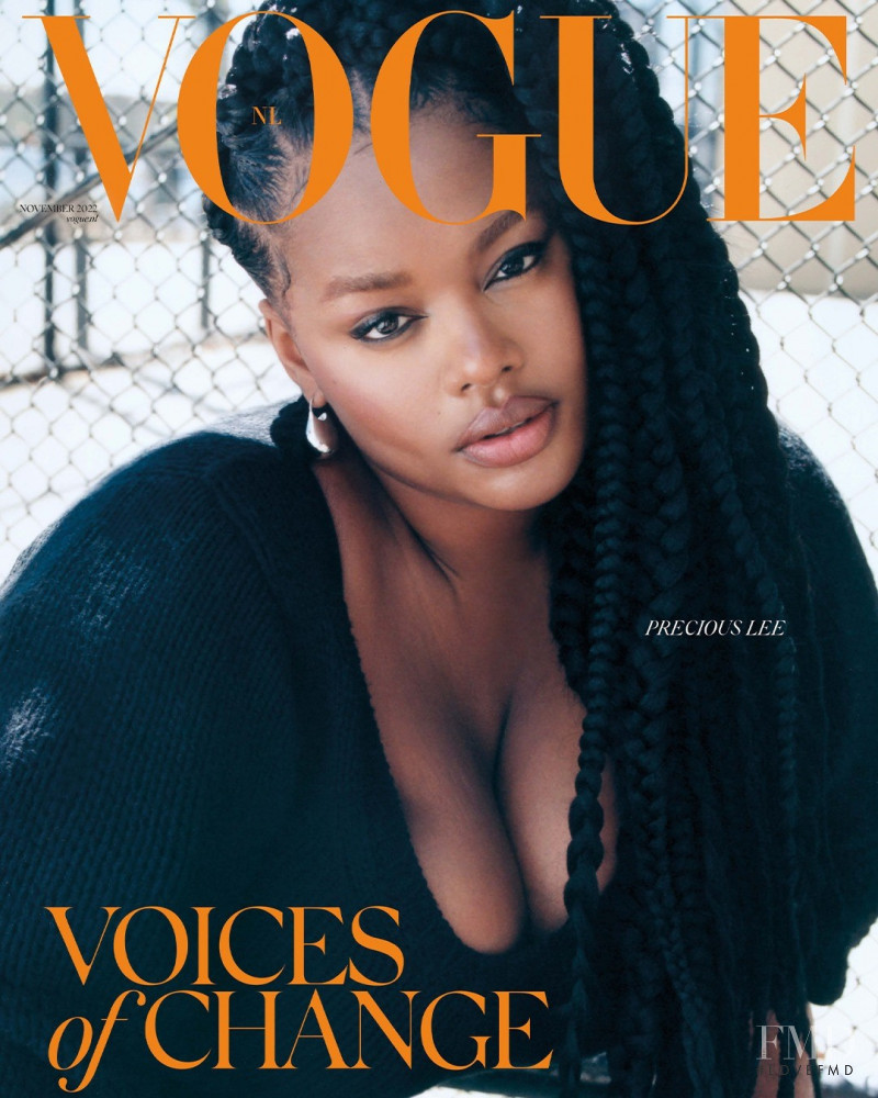 Precious Lee featured on the Vogue Netherlands cover from November 2022