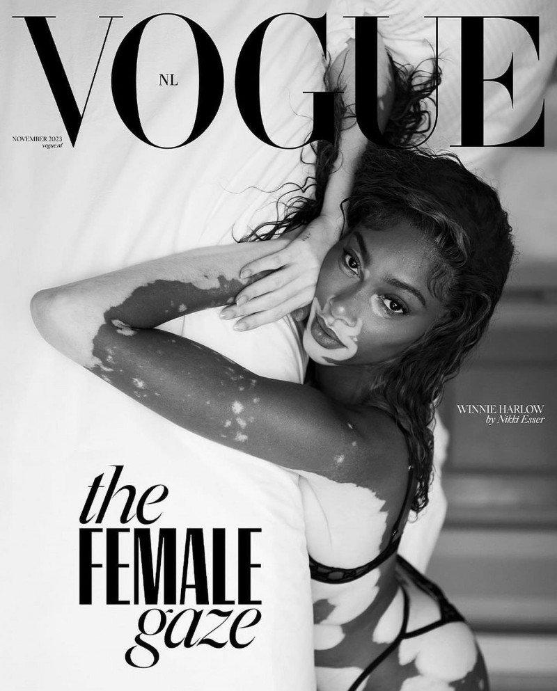 Winnie Chantelle Harlow featured on the Vogue Netherlands cover from November 2023