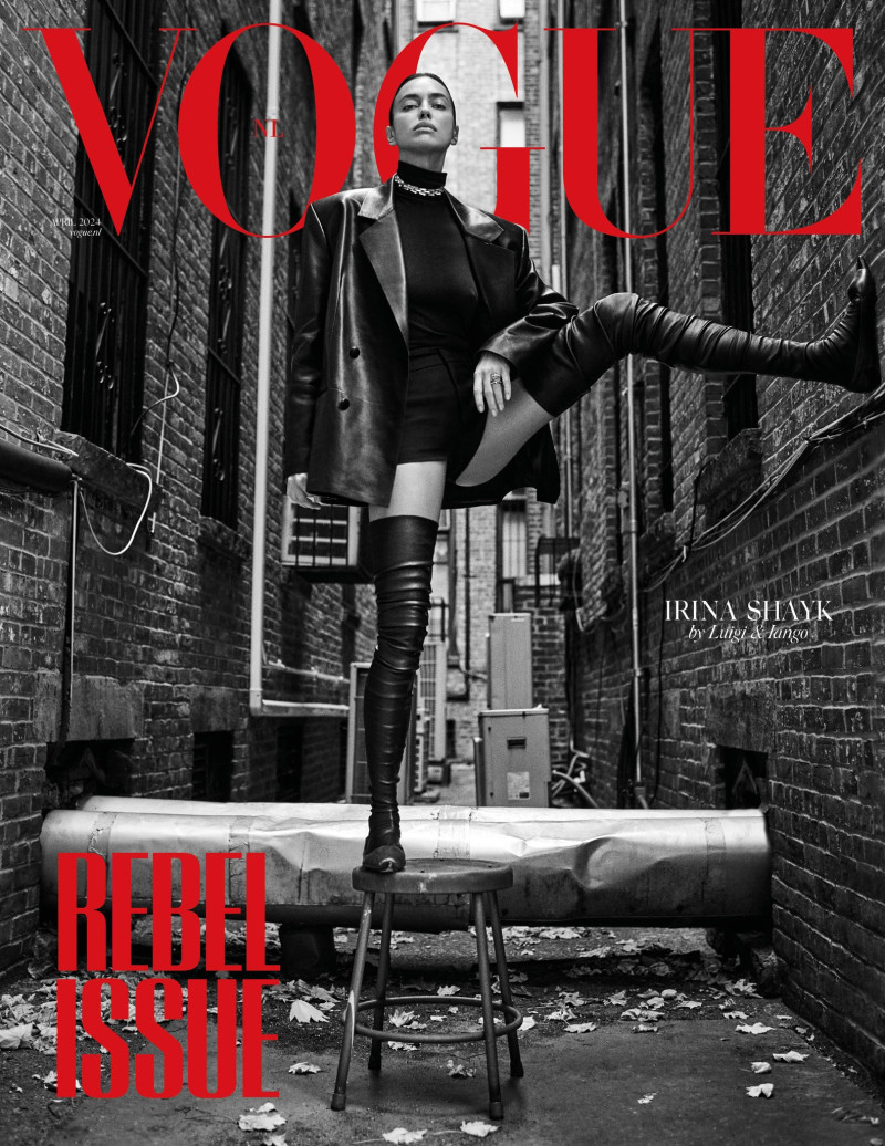 Irina Shayk featured on the Vogue Netherlands cover from April 2024