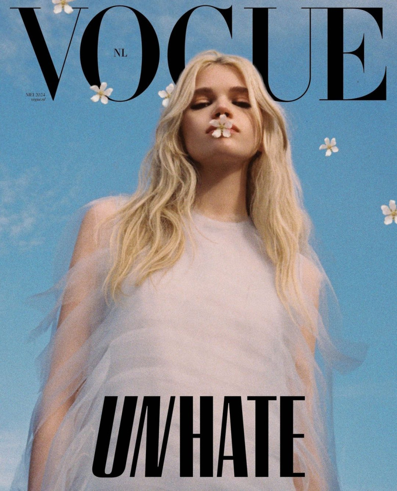 Stella Lucia featured on the Vogue Netherlands cover from May 2024